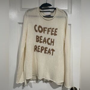 Wooden Ships Coffee Beach Repeat Sweater